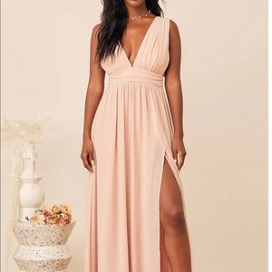 Heavenly Hues Blush Maxi Dress
Lulus